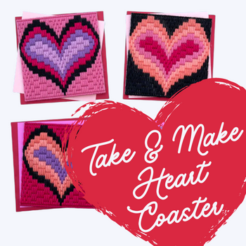 Image for event: Take &amp; Make: Heart Coaster