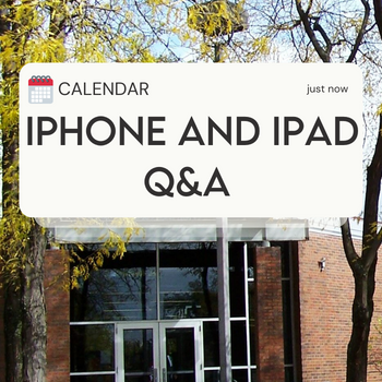 Image for event: iPhone and iPad Q&amp;A